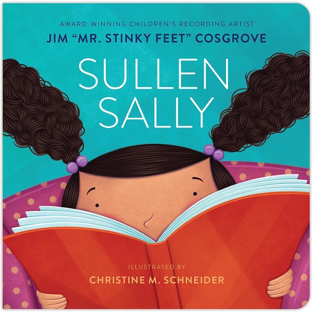 Eek! So excited to announce that &ldquo;Sullen Sally&rdquo; will be out this coming August from @AscendBooks. This is a board book based on a song by my friend, @mr.stinky.feet, who is a rockstar in the Kansas City children&rsquo;s music scene. We st