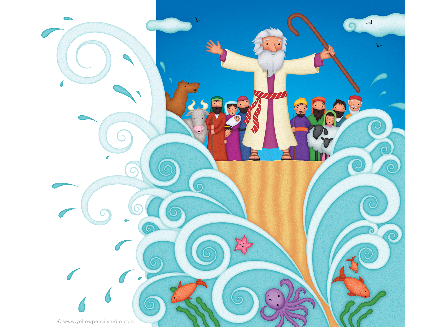 FREE CLASS 2 Moses and the Red Sea  Ian Alastair Hewitson