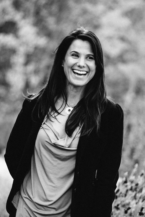 Gina Murdock black and white portrait