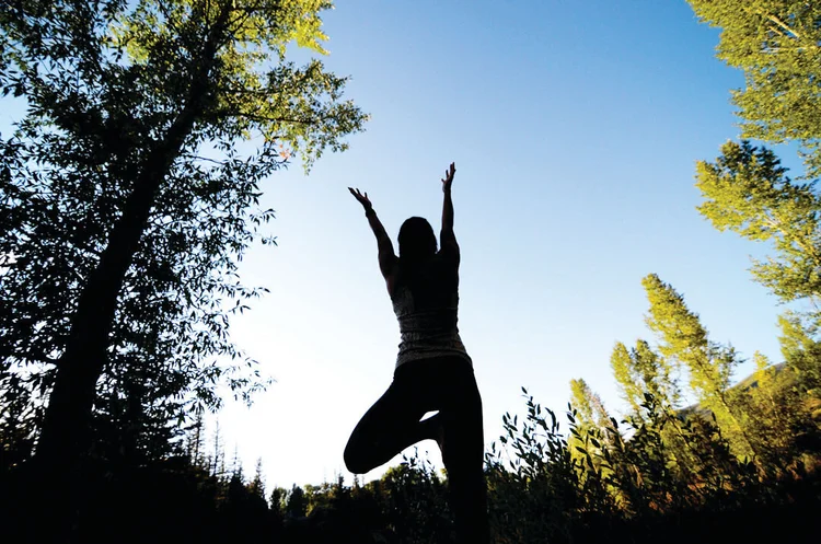 Yoga at Hallam Lake with ACES