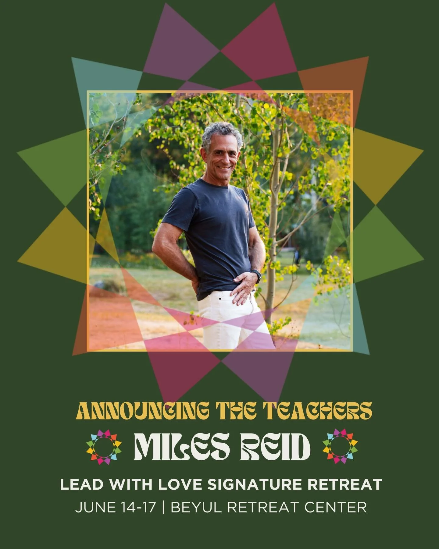 And here is the second teacher we&rsquo;re announcing for our upcoming 𝐋𝐞𝐚𝐝 𝐰𝐢𝐭𝐡 𝐋𝐨𝐯𝐞 𝐒𝐢𝐠𝐧𝐚𝐭𝐮𝐫𝐞 𝐑𝐞𝐭𝐫𝐞𝐚𝐭 at @beyulretreat : the amazing @drmilesreid ! ✨

An integrative medicine practitioner and mind-body educator, Dr. Mile