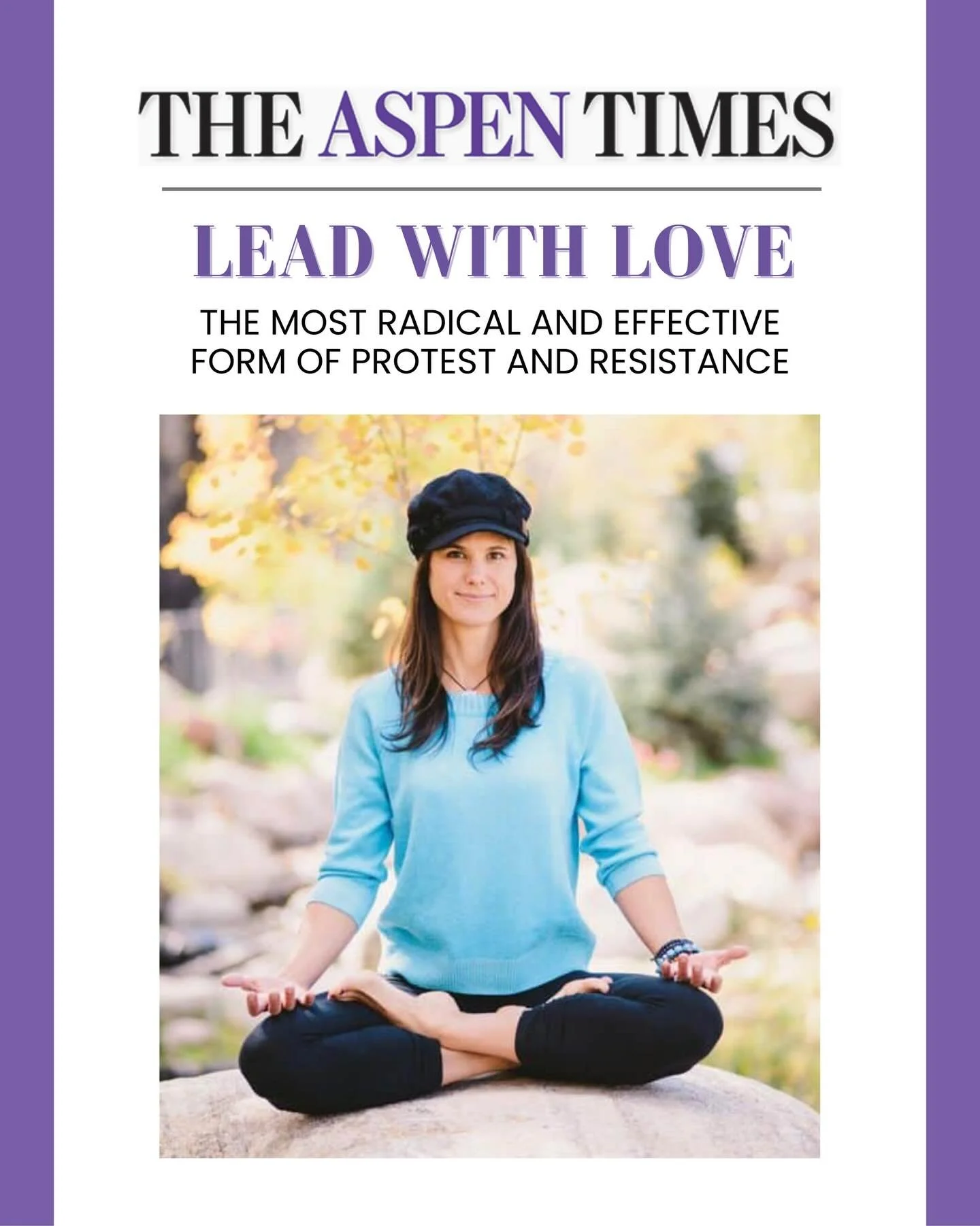 &ldquo;Can we be the love, kindness and care we wish to see in the world?&ldquo; 

In her latest column on @aspentimes our founder @ginamurdockaspen reflects on how deeply we&rsquo;re wired for human connection and how easily we can lose it.

This pi