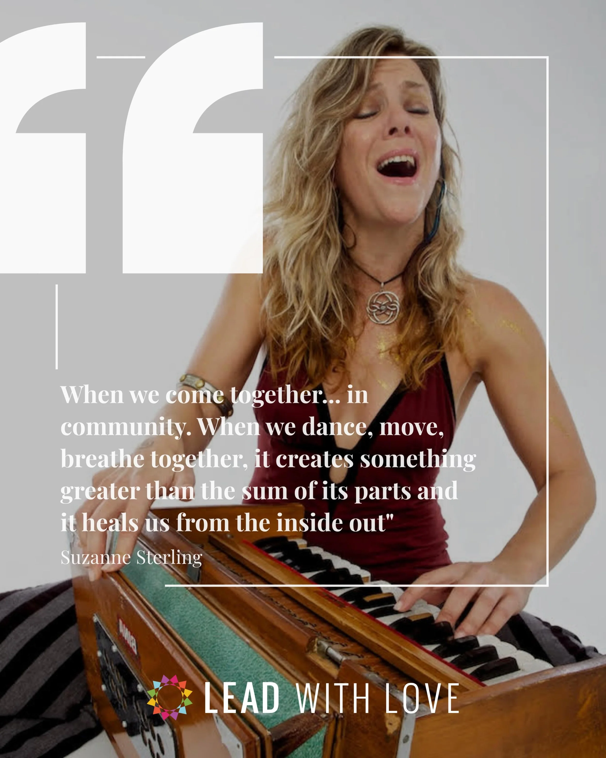 &ldquo;When we come together in community. When we dance, move, breathe together, it creates something greater than the sum of its parts and it heals us from the inside out&rdquo; - Suzanne Sterling 

@suzannesterlinglive is one of the amazing teache