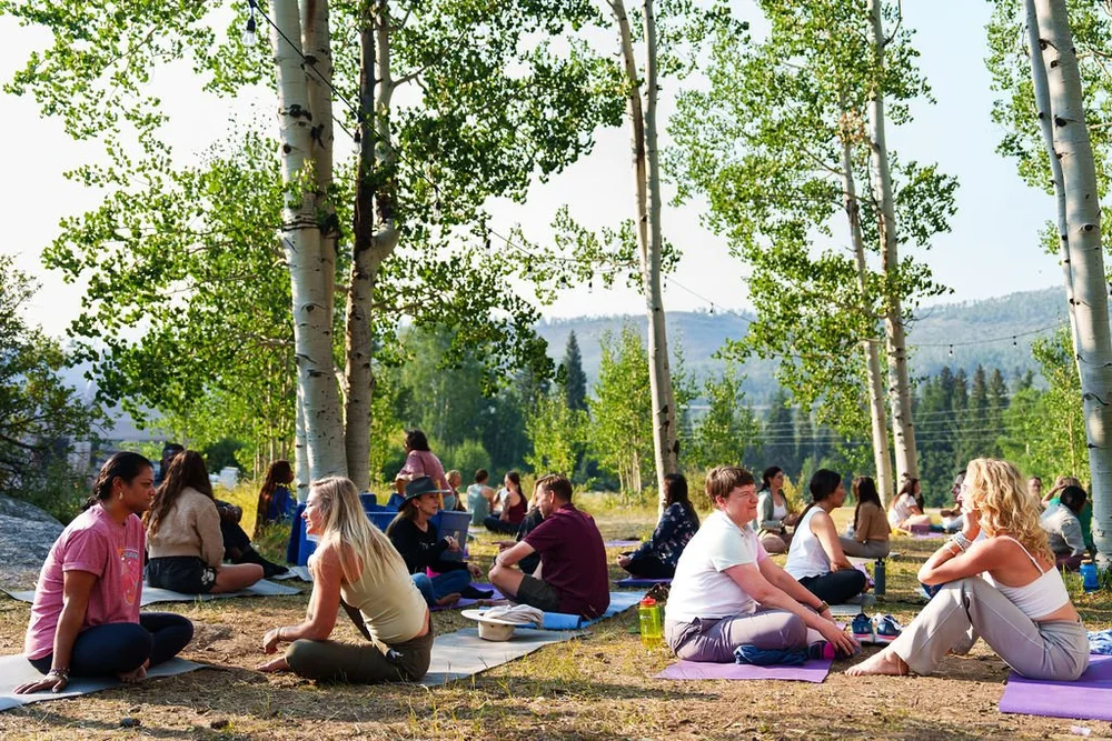Lead With Love yoga and mindfulness session, photo by John Felix Shaw