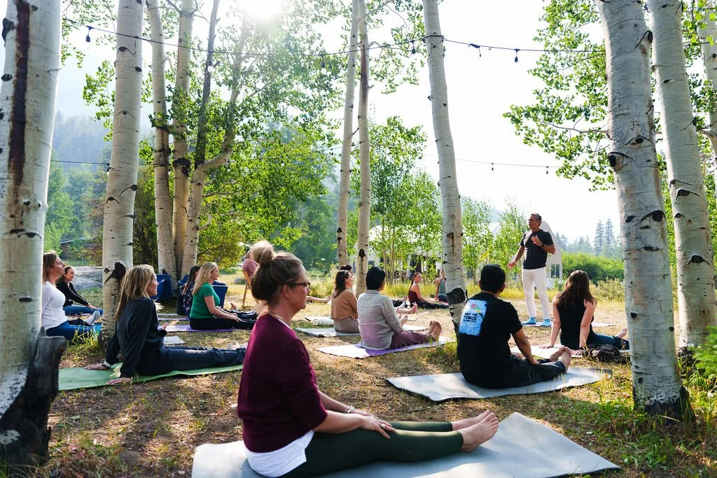 Caregivers together at a Lead With Love retreat
