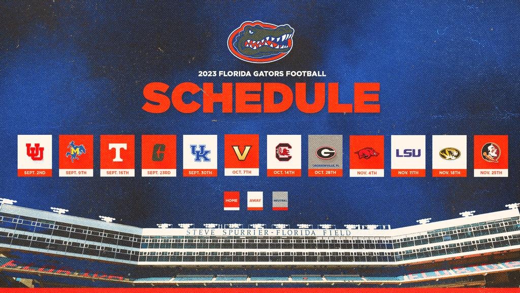 Gators schedule 2020 deals