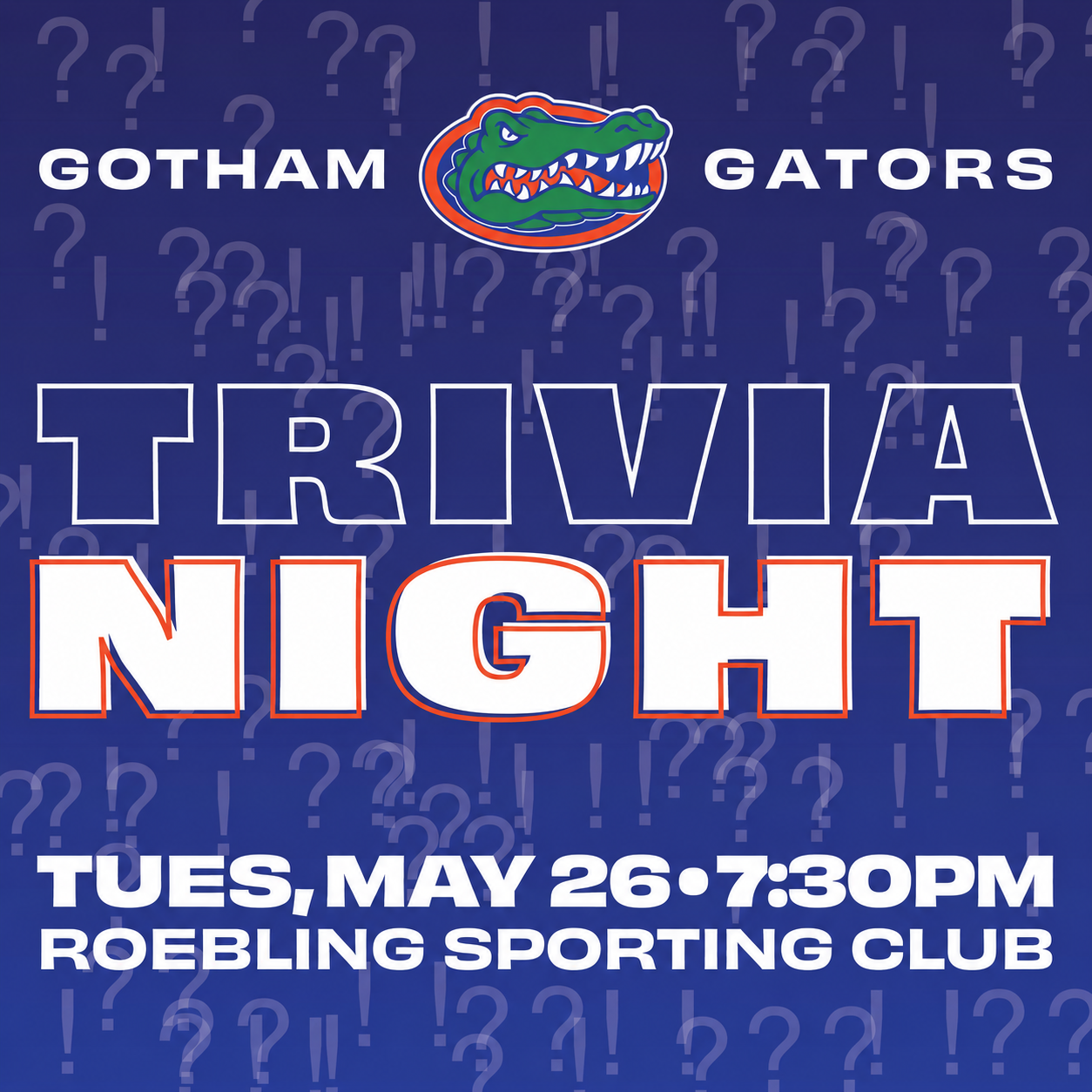 Gotham Gators Trivia Night