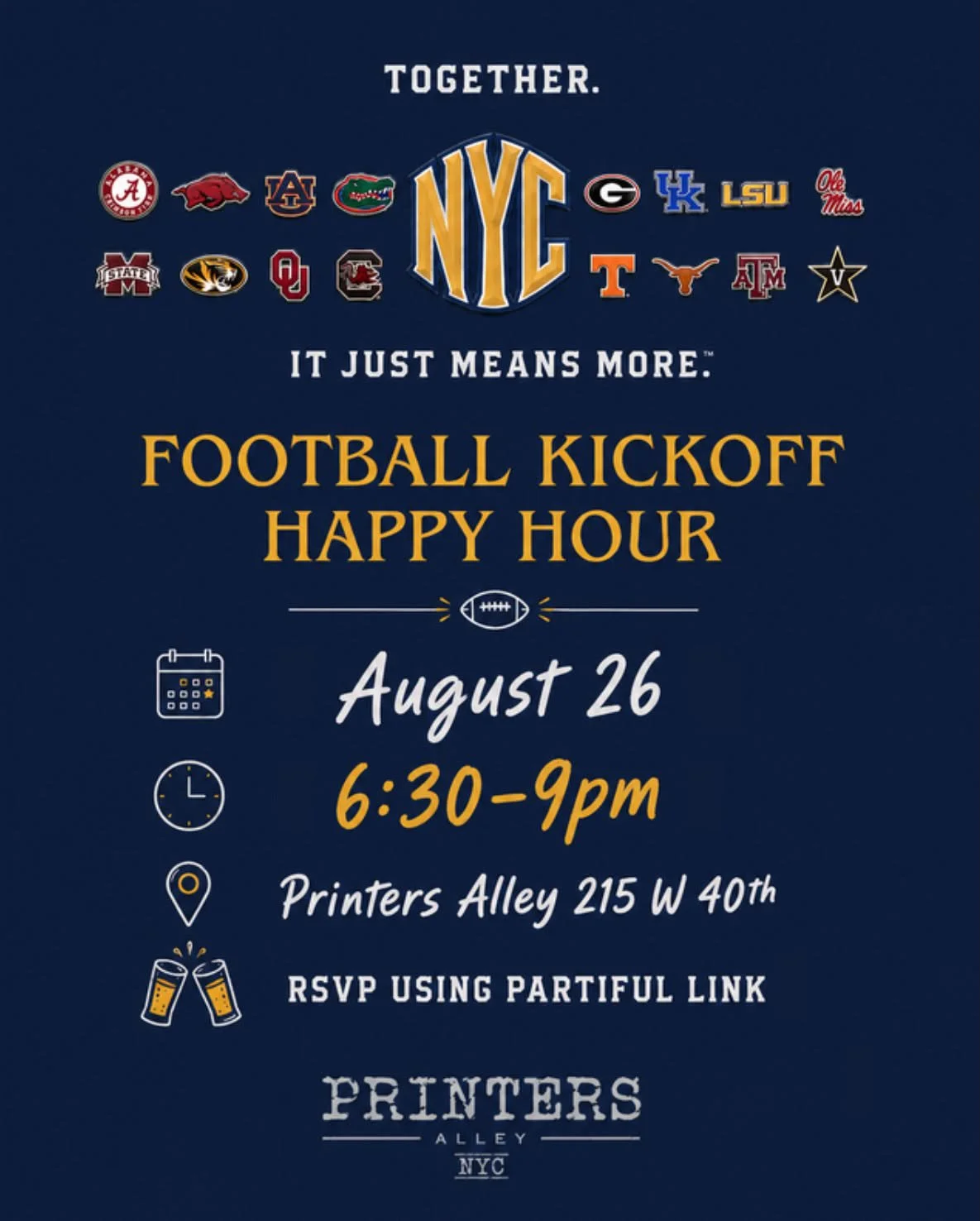 All SEC Football Season Kickoff Party