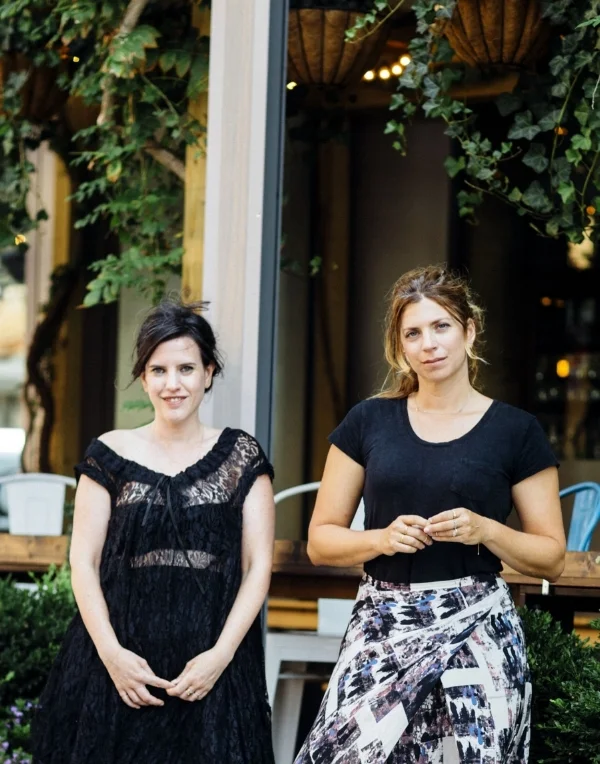 Left to right: Leigh Plessner, buyer & Rony Vardi, founder 