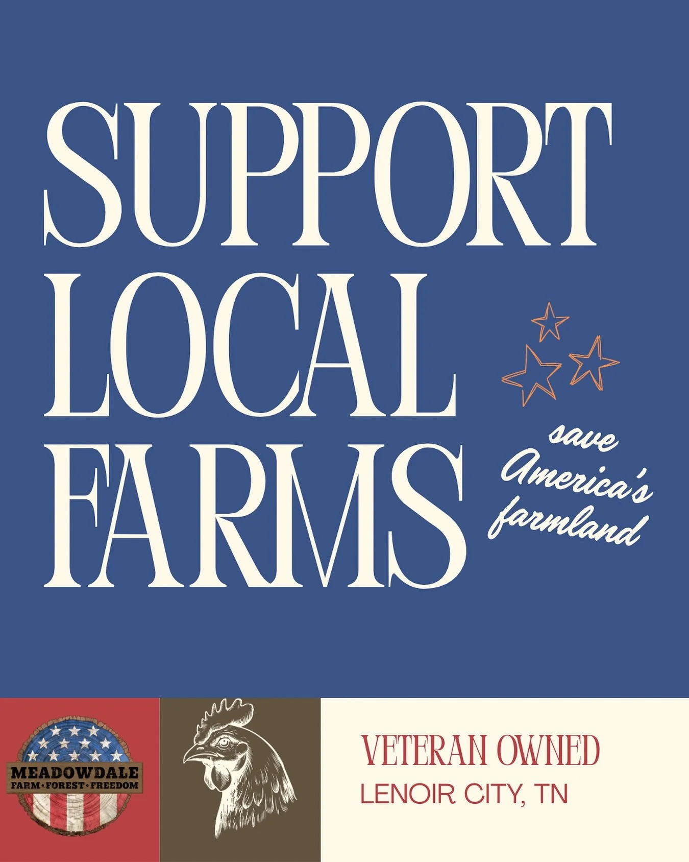 🌾 This National Farmer&rsquo;s Day, we&rsquo;re thankful for the farmers who work sunrise to sunset to keep our pantries full.

At Meadowdale Farm, we see firsthand how much it takes to grow real food &mdash; and how fast rural land is disappearing 