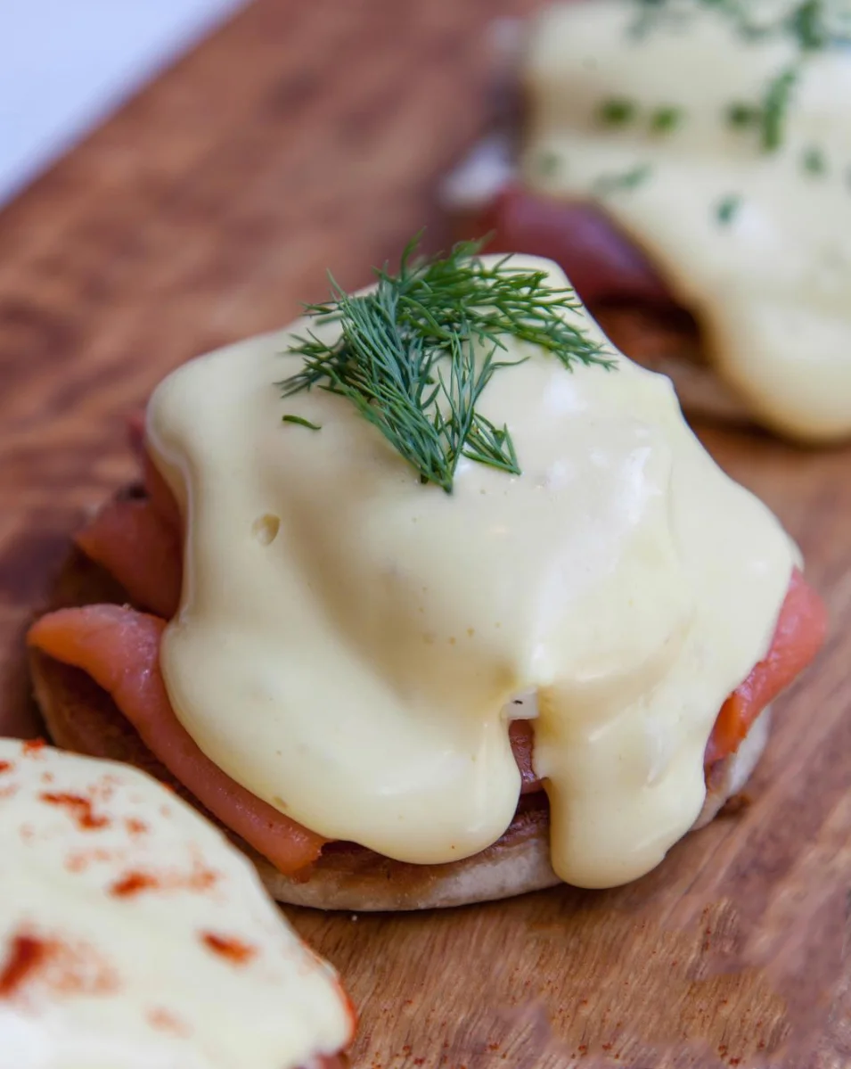 The drool-worthy salmon eggs Benedict. Image via Union Fare's Instagram.