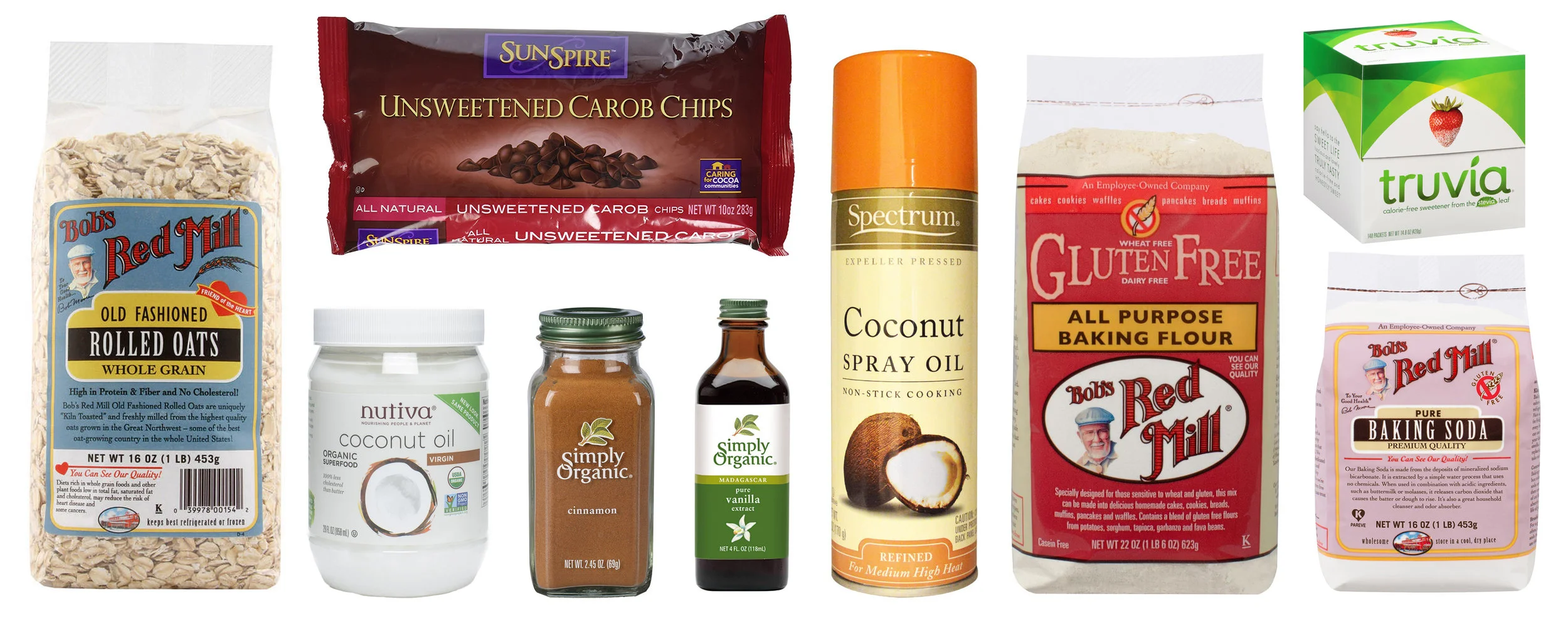 ALB's preferred ingredients. Thrivemarket.com is a wonderful organic resource.