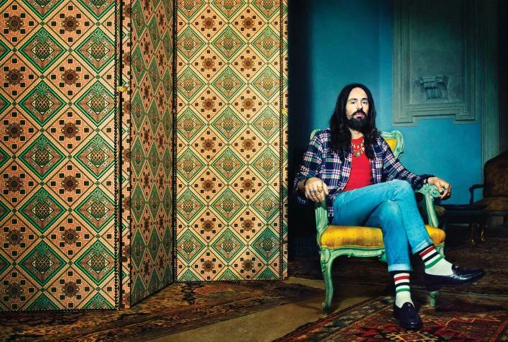 Alessandro Michele shot by Pari Dukovic. Image via Time .