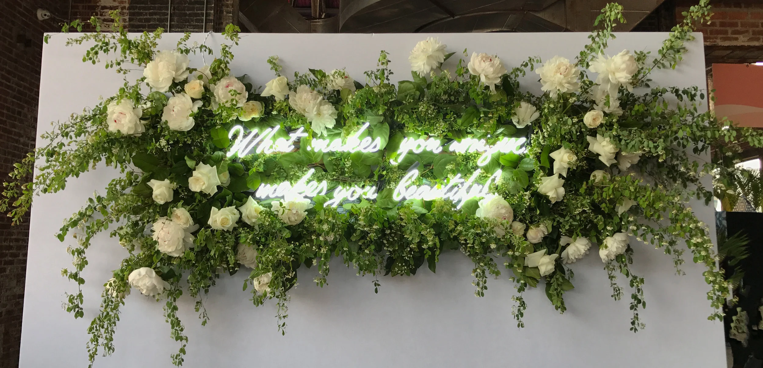 “What makes you imagine makes you beautiful,” by Laura Mercier.