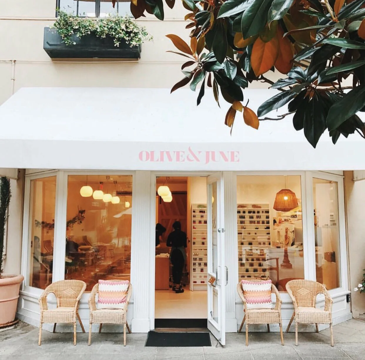 Olive & June, the downright lovely neighborhood nail salon.