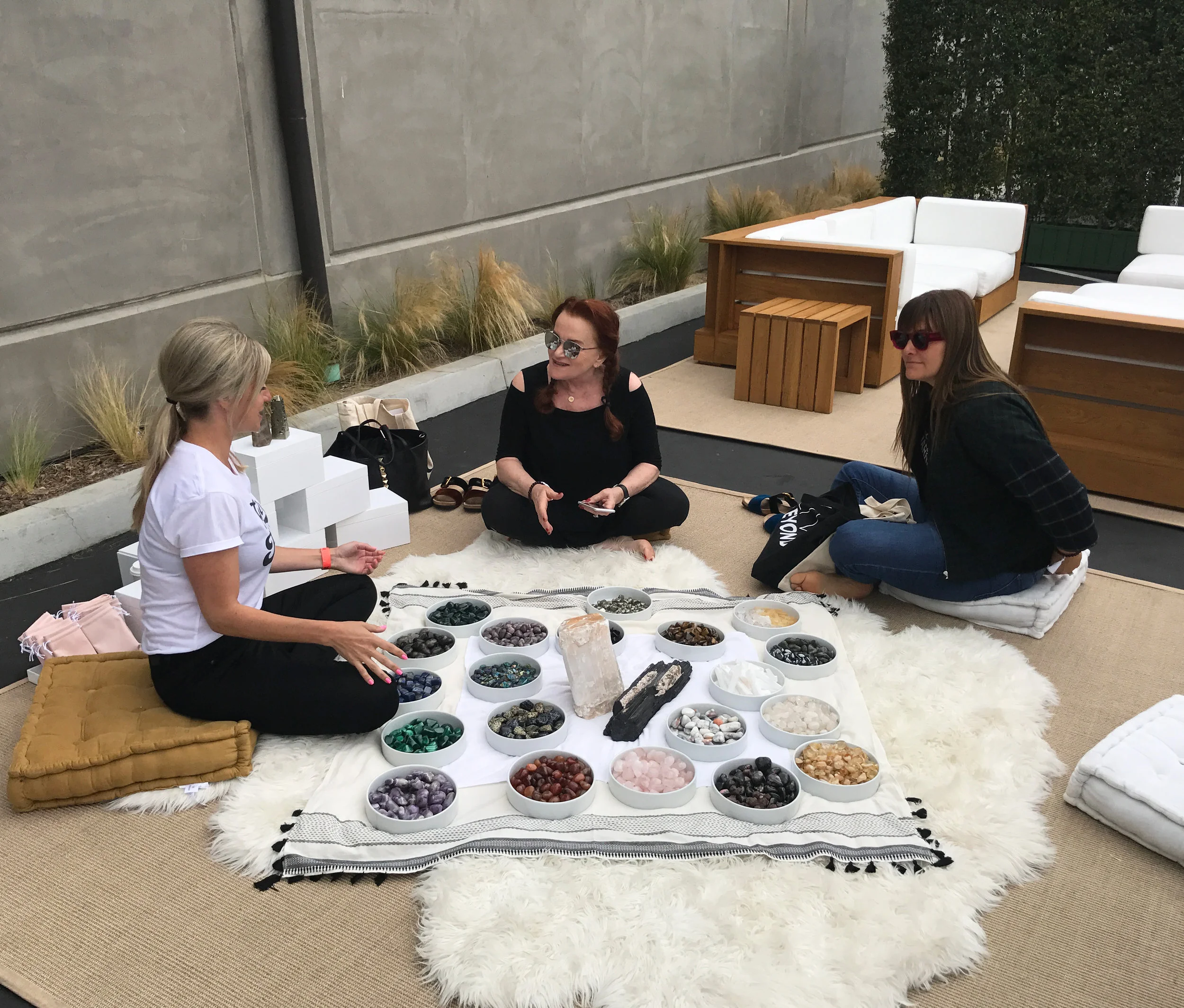 Crystal readings with Colleen McCann.