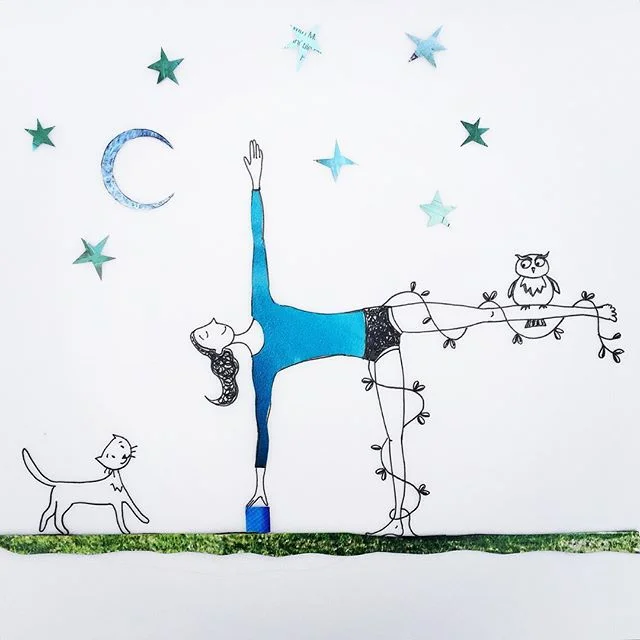 Ardha Chandrasana // Half Moon Pose. Via Pinterest.