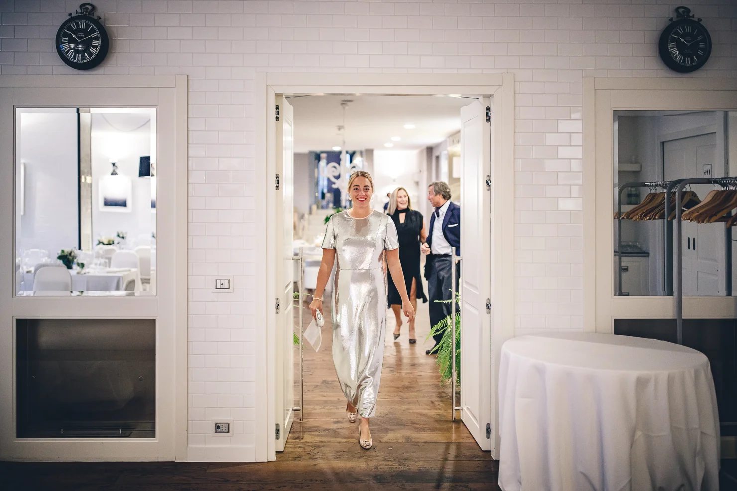 Make an entrance so that everyone knows you are there. Be confident.