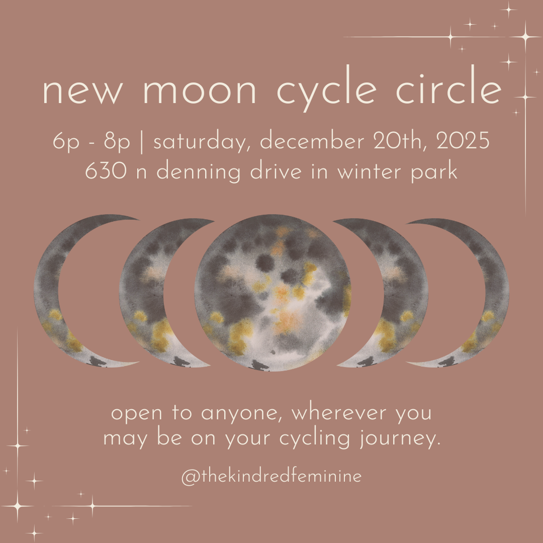new moon cycle circle | december