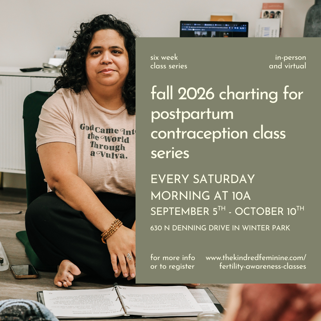 fall 2026 charting for postpartum contraception class series