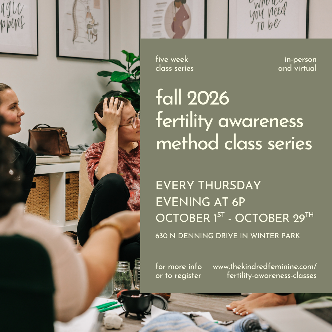 fall 2026 fertility awareness method class series