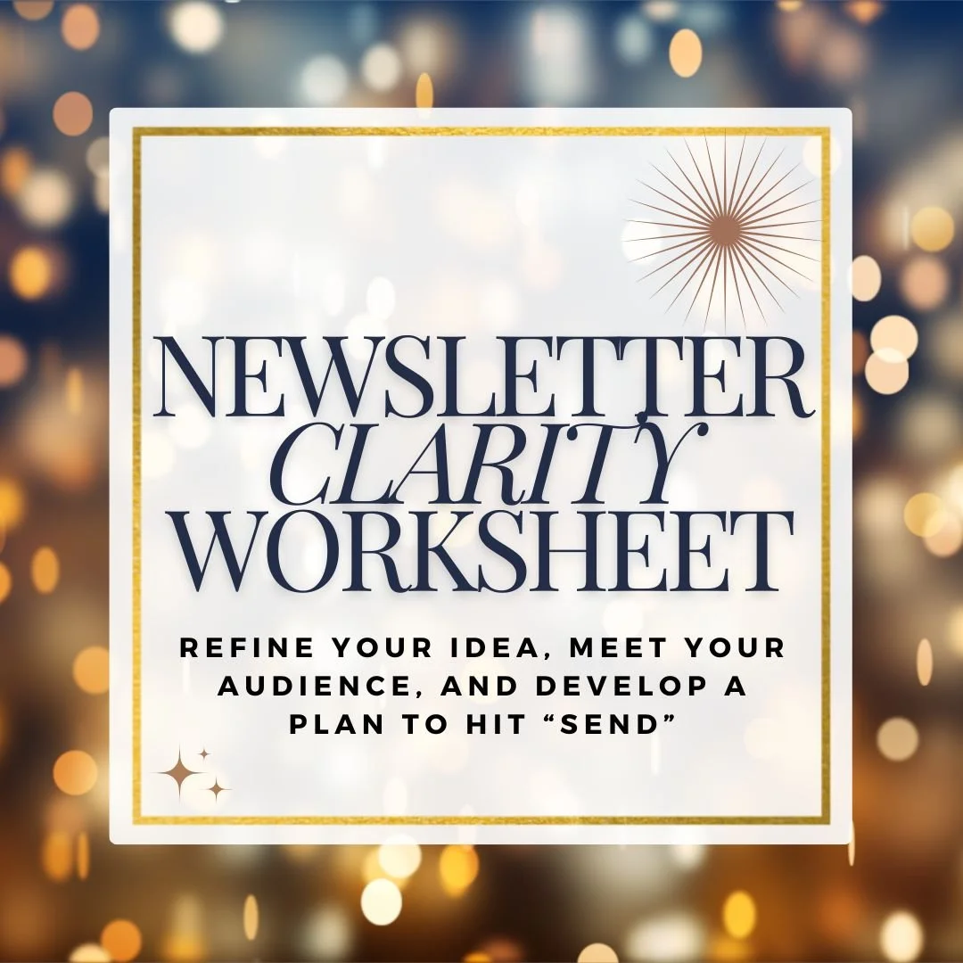 Newsletter Clarity Worksheet (FREE!)