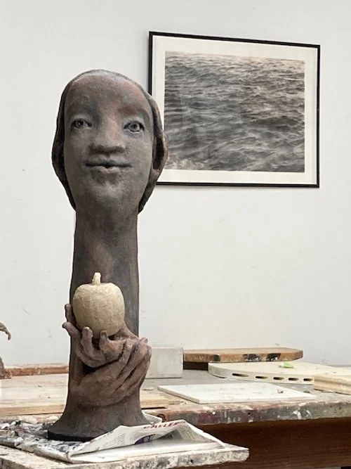 Eve (in studio with Vilja Celmins)