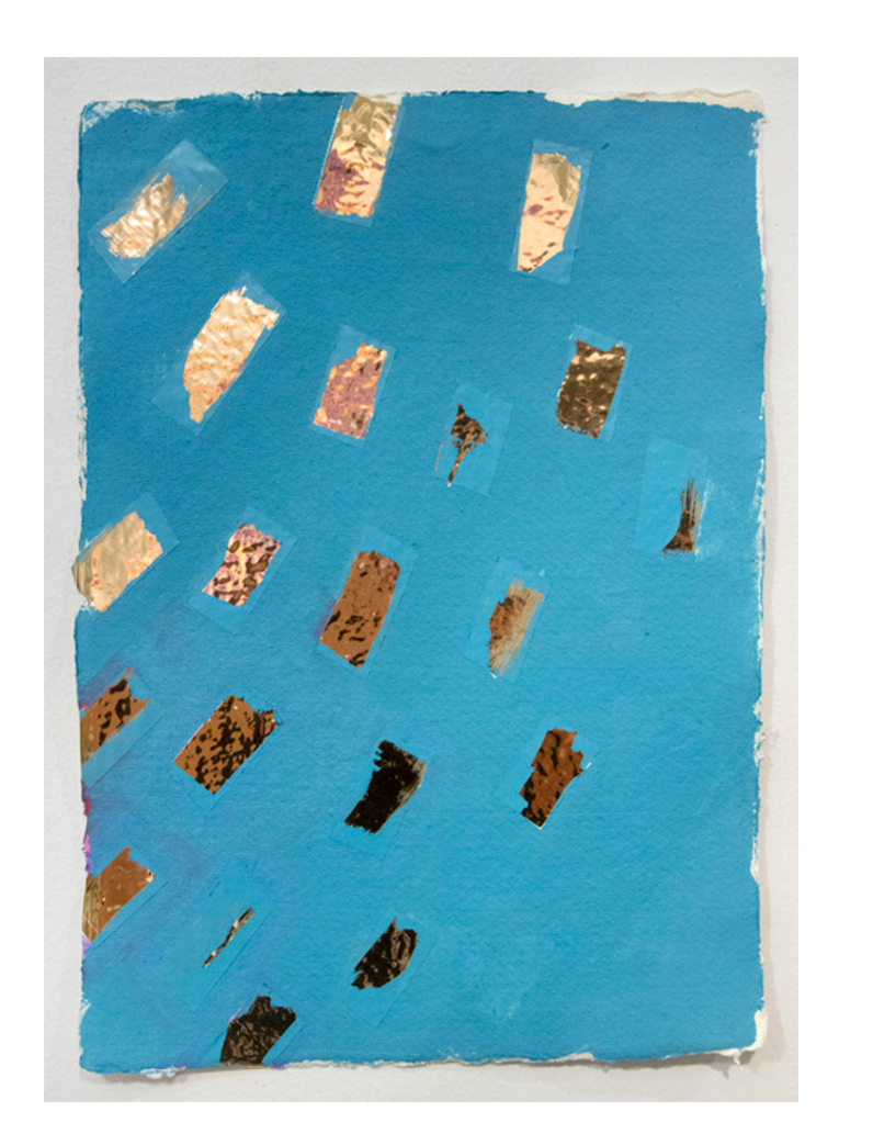 Denise Treizman Untitled 12" x 8" Ink and tape on paper 2017