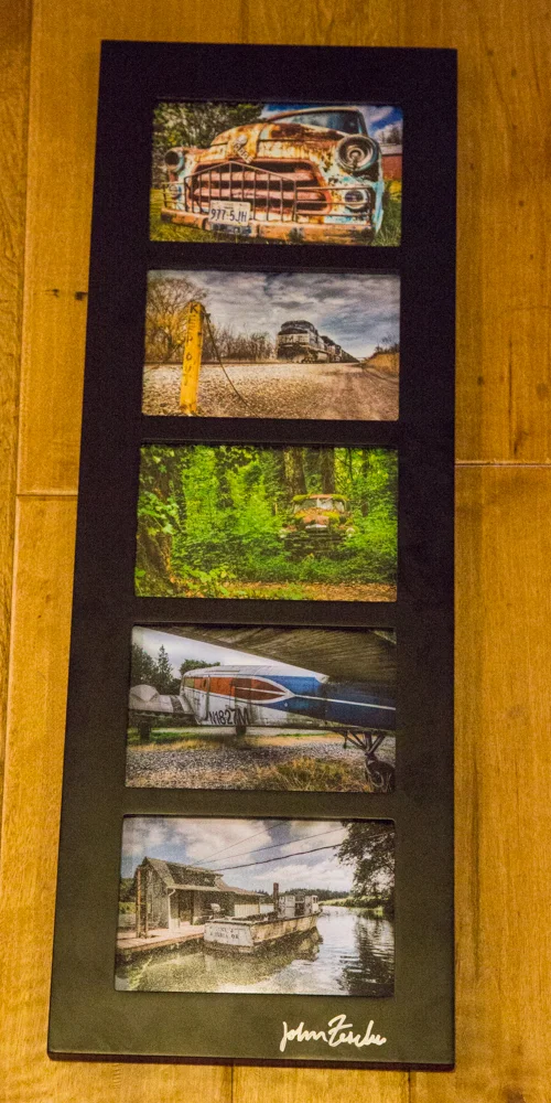 Framed Collection of 5 Photos