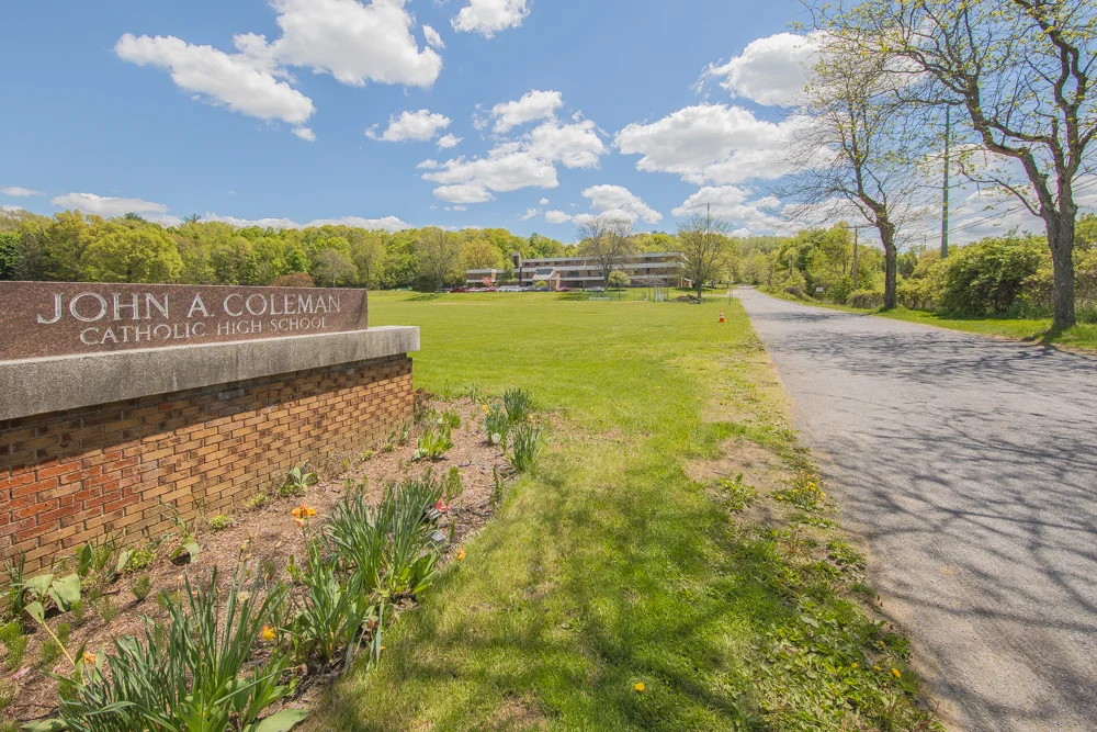 The driveway in