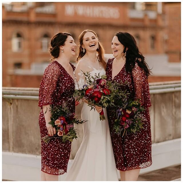 Two weeks ago our beautiful Cecilia (the absolute bombshell in the middle) married her love Dane in what has turned out to be our last wedding for a long time. This wedding was extra special because Cecilia has worked behind the scenes for Wildflower