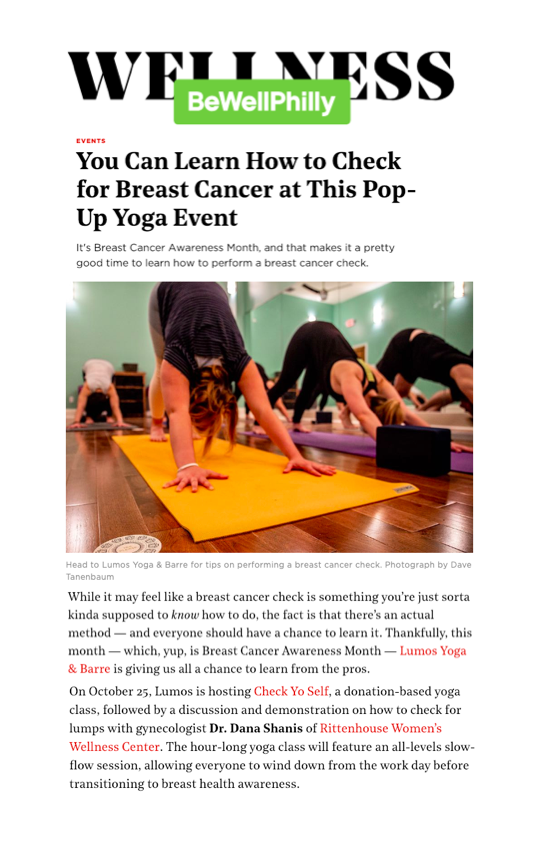 Learn How to Check for Breast Cancer at Lumos