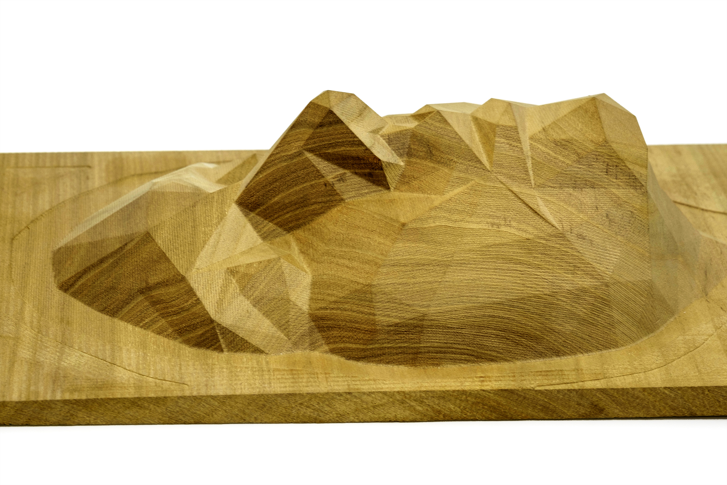 tête en bois usinée 300 x 200mm