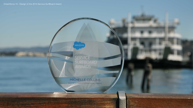 Surfboard Award - Dreamforce 2014