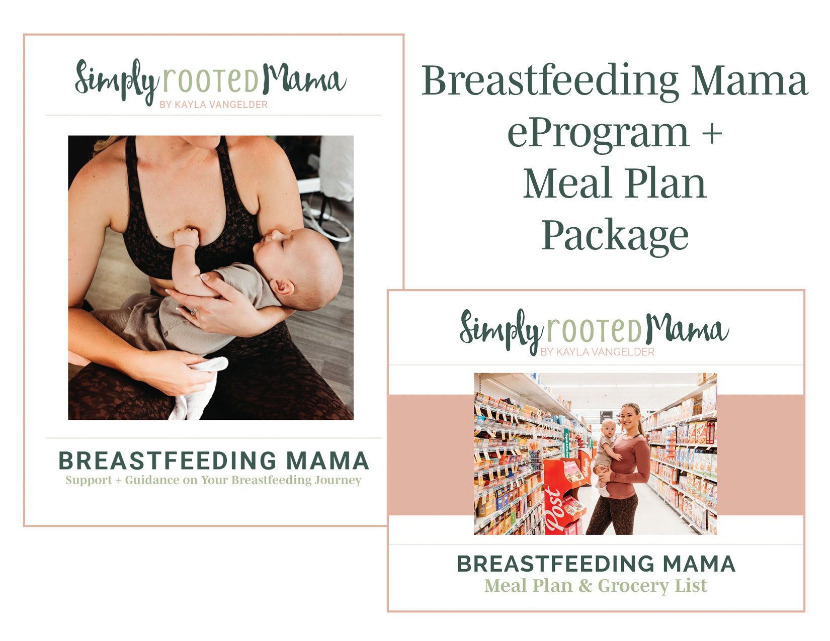 Breastfeeding Mama eProgram + Meal Plan Package [Save $30 by Bundling!]