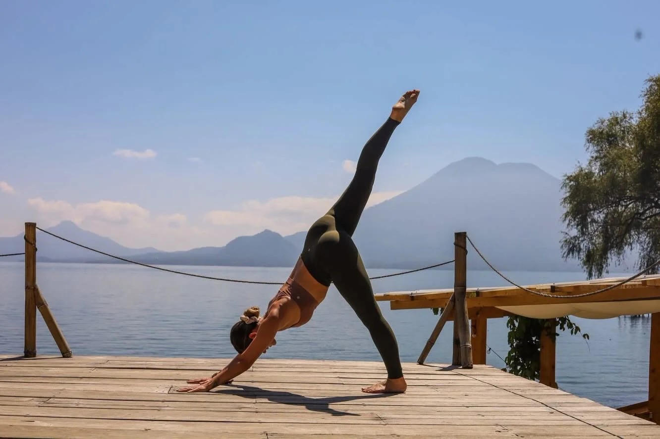 6 years ago, I led my very first retreat to Guatemala.
I remember this exact moment&hellip; 

sitting on a quiet deck overlooking Lake Atitl&aacute;n after my photoshoot, just staring out at the water&hellip; thinking about life.

And now I&rsquo;m h