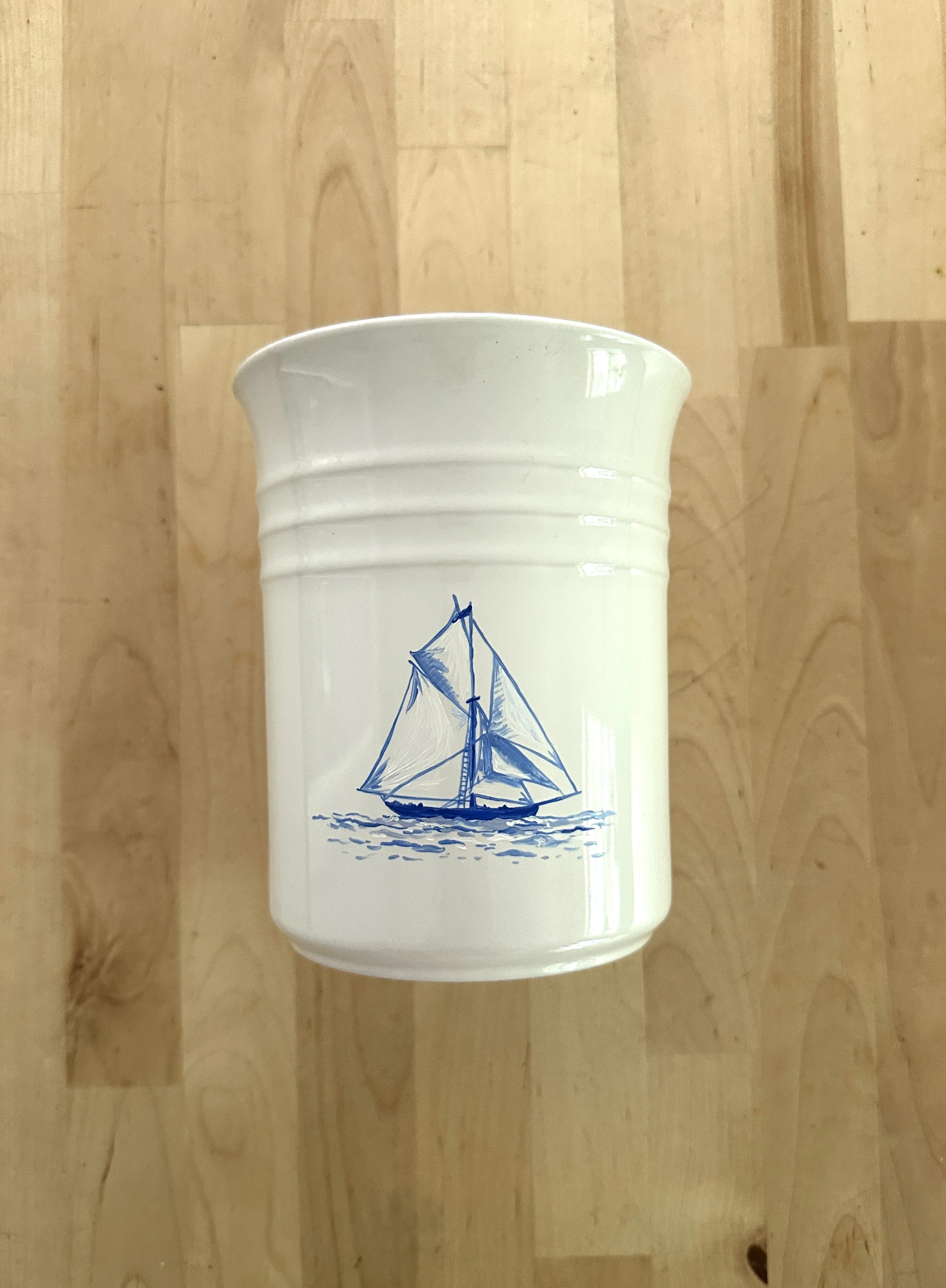 Sailboat Decorative Vase