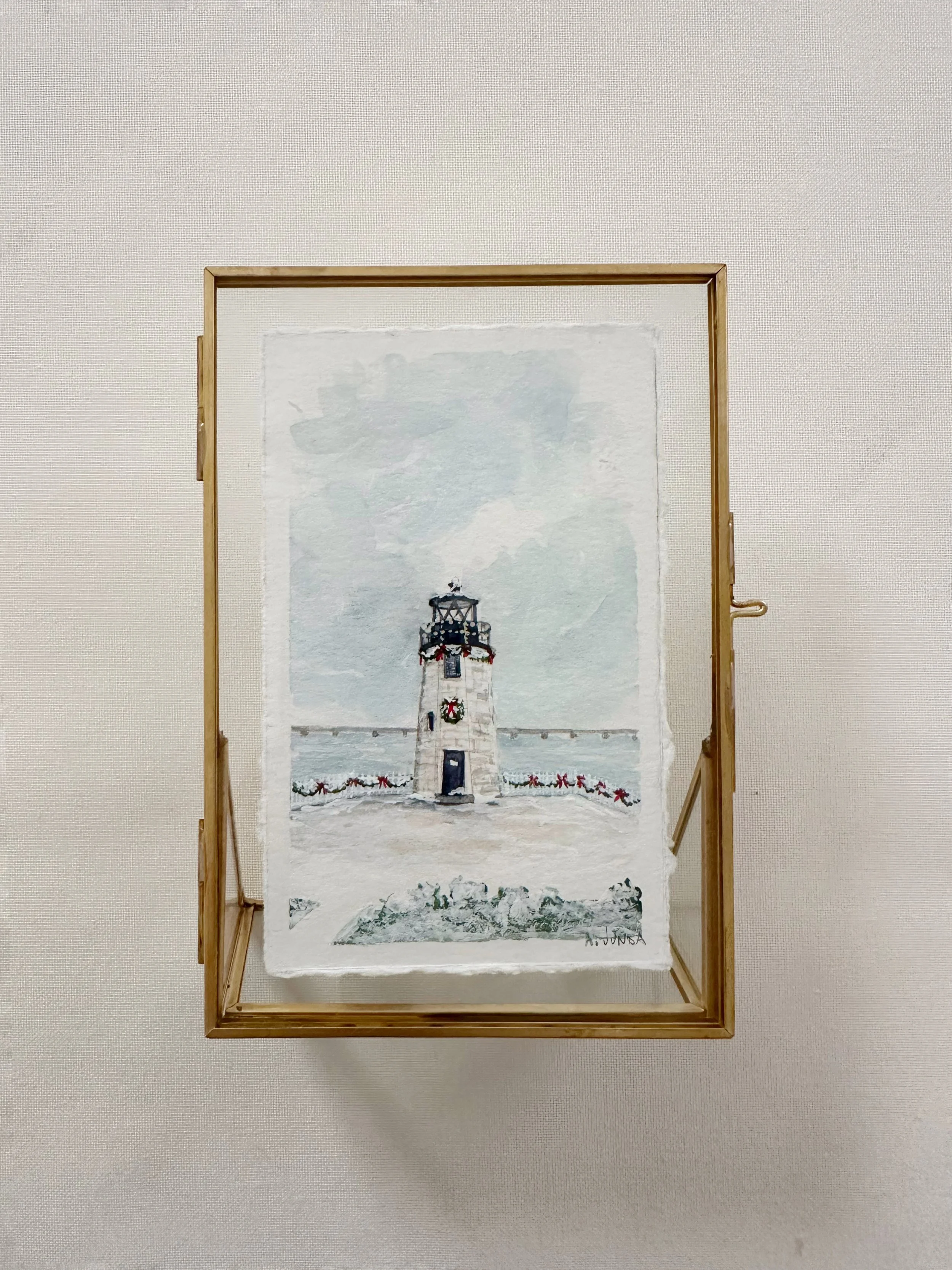 Newport Harbor Light at Christmas.JPG