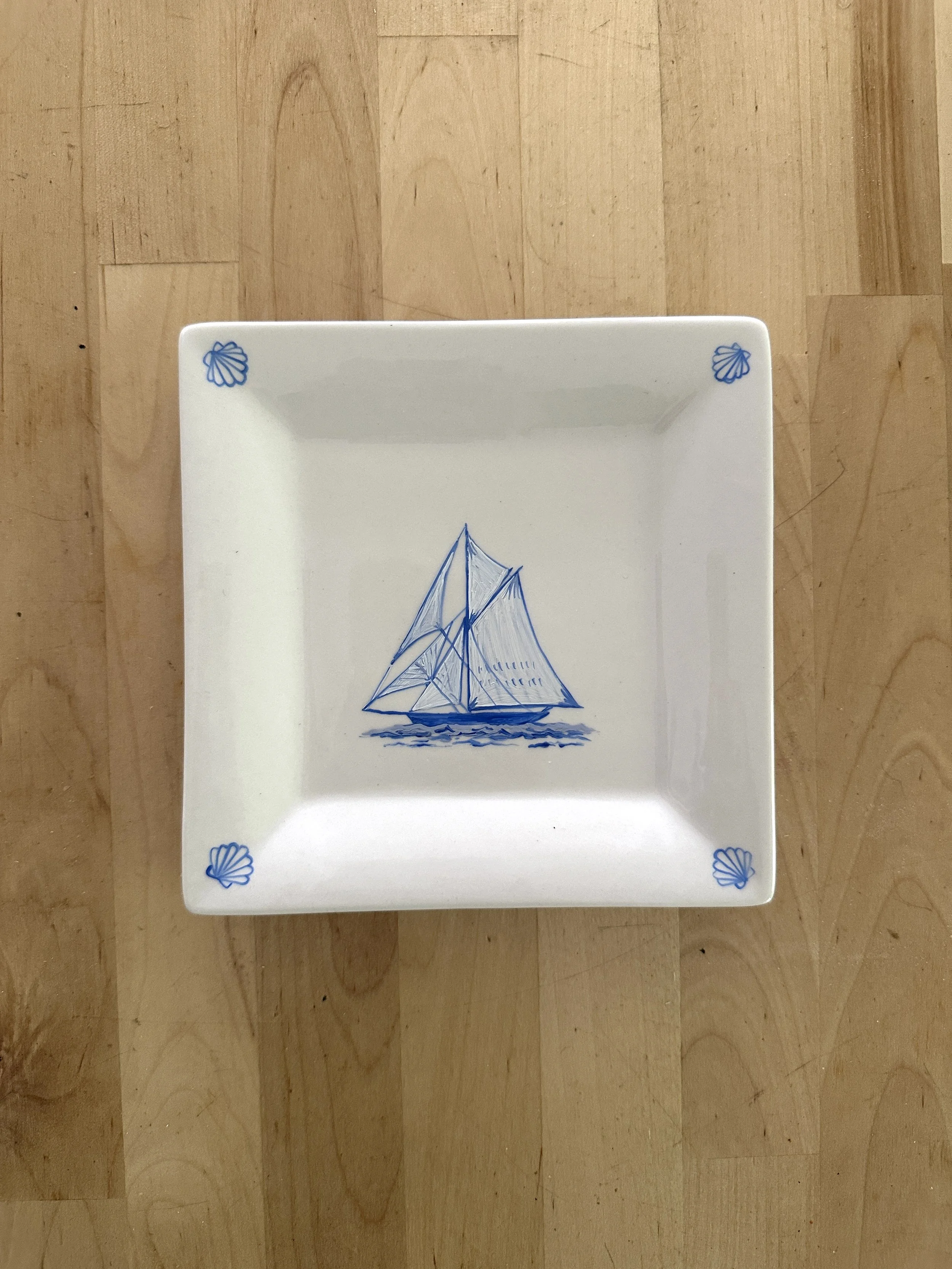 Sailboat Decorative Dish