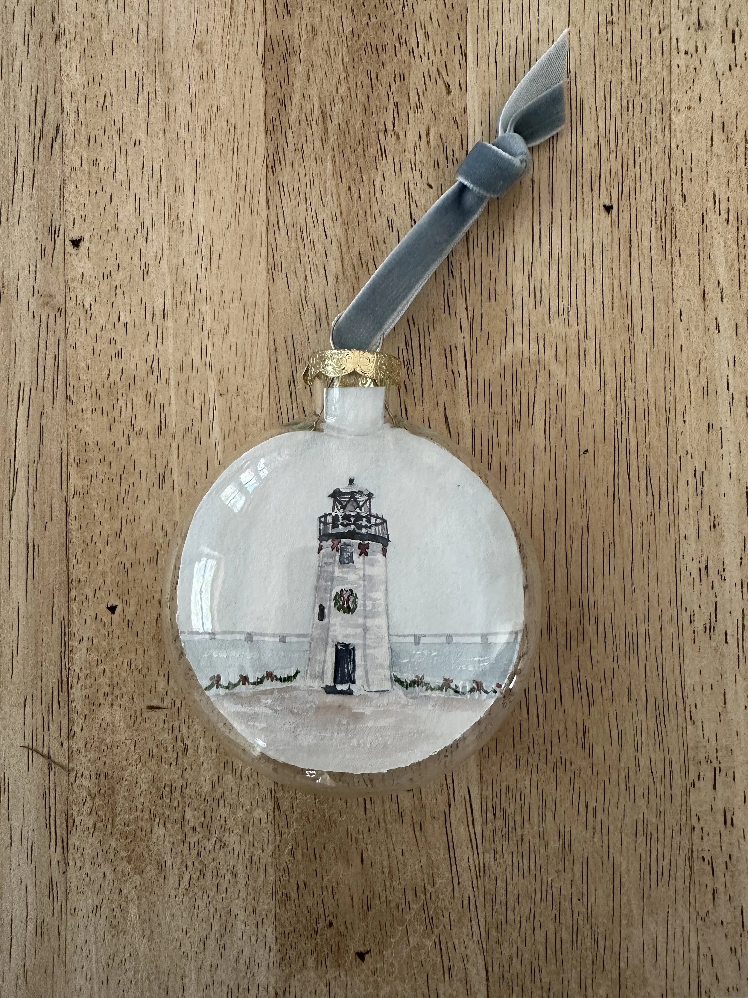 Christmas Ornament - 4 - Newport Harbor Light