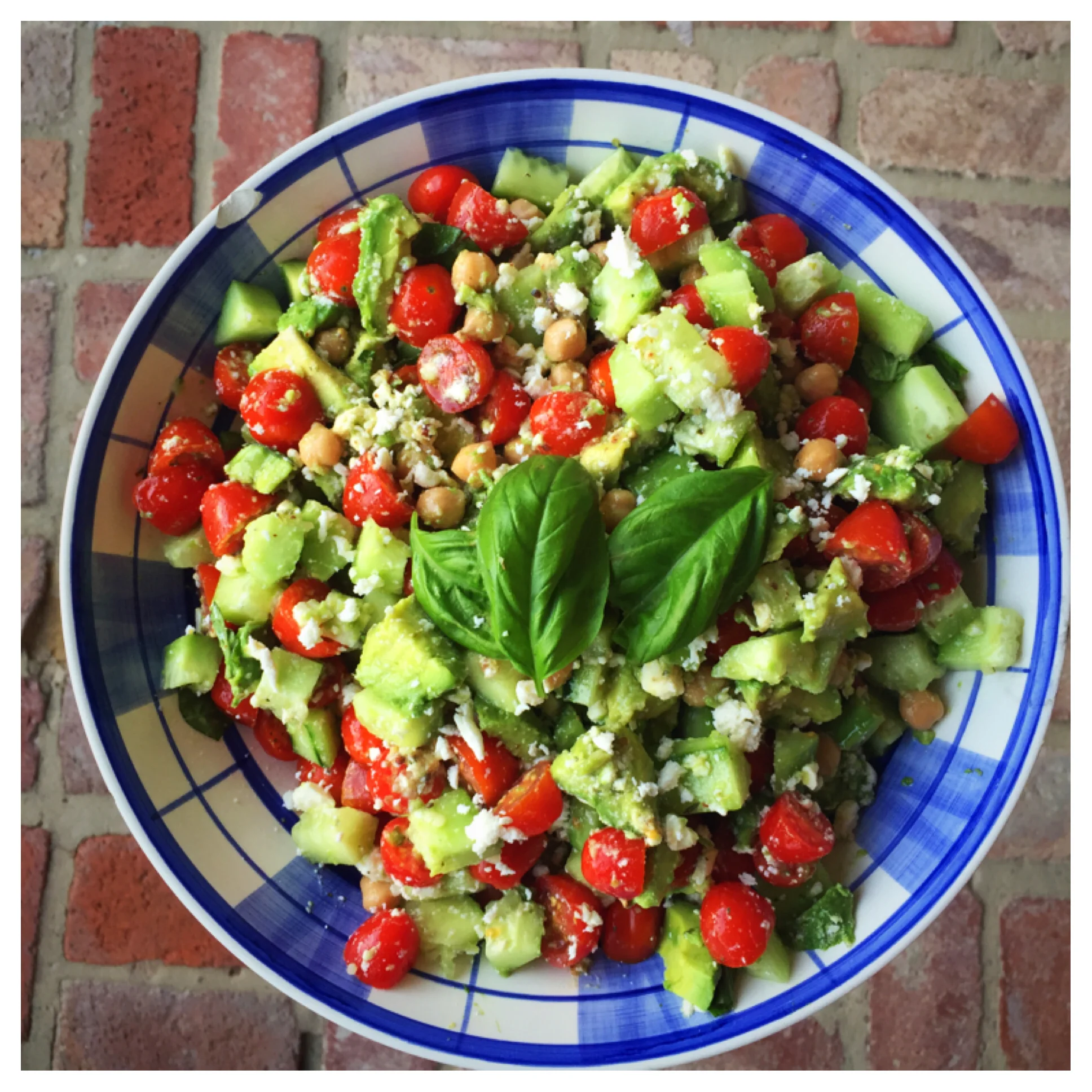 Greek Vegetable Salad With Lemon Dijon Dressing