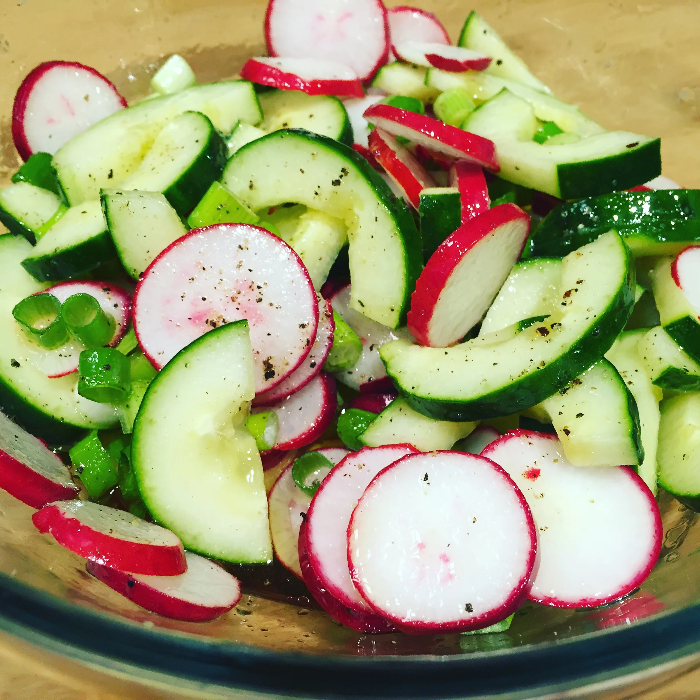 Cooling Cucumber-Radish Salad