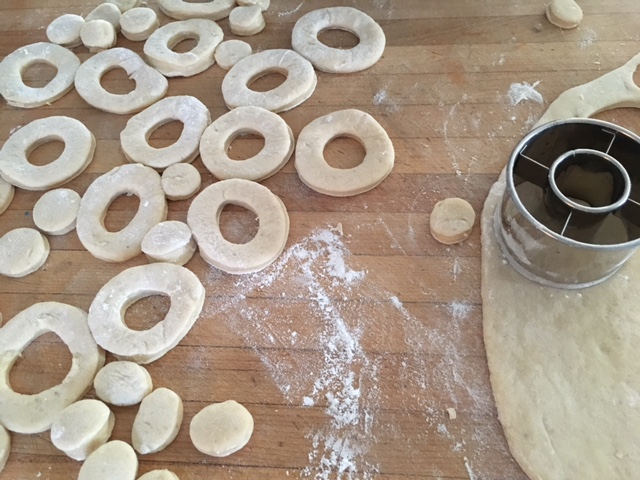 Doughnut Dough Ready for Frying