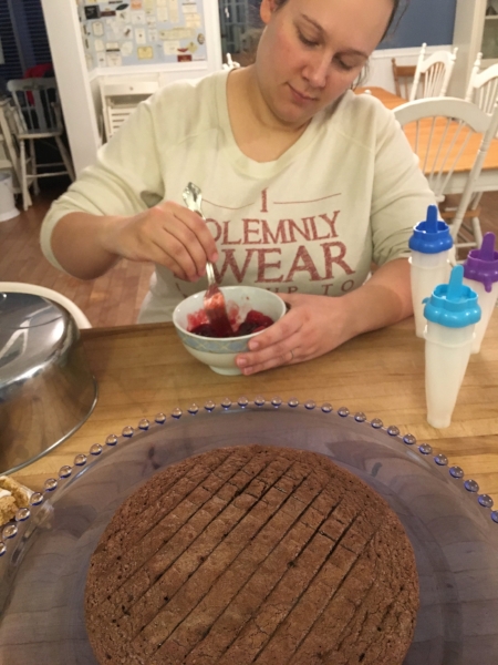 Raspberry Chocolate Torte