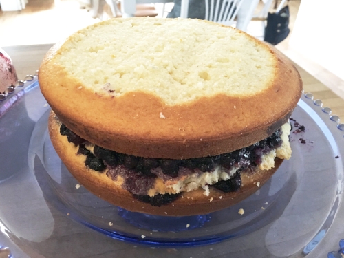 Blueberry Jam Cake