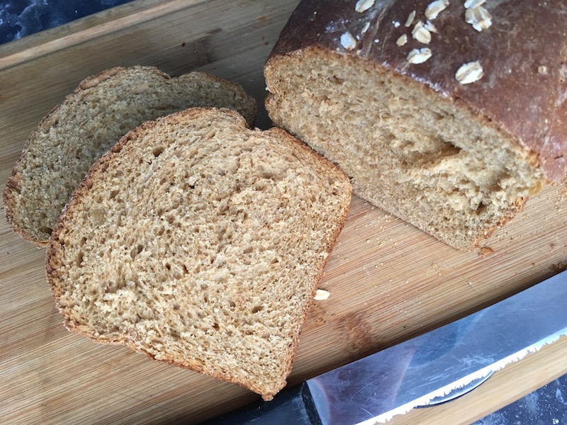 Oatmeal Brown Bread with Molasses