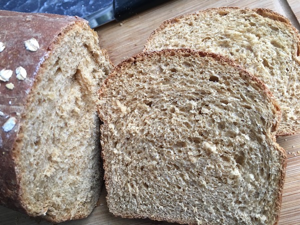 Oatmeal Brown Bread with Molasses