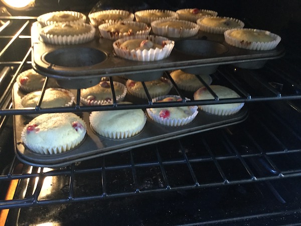 Cranberry & Cream Cheese Muffins with Orange