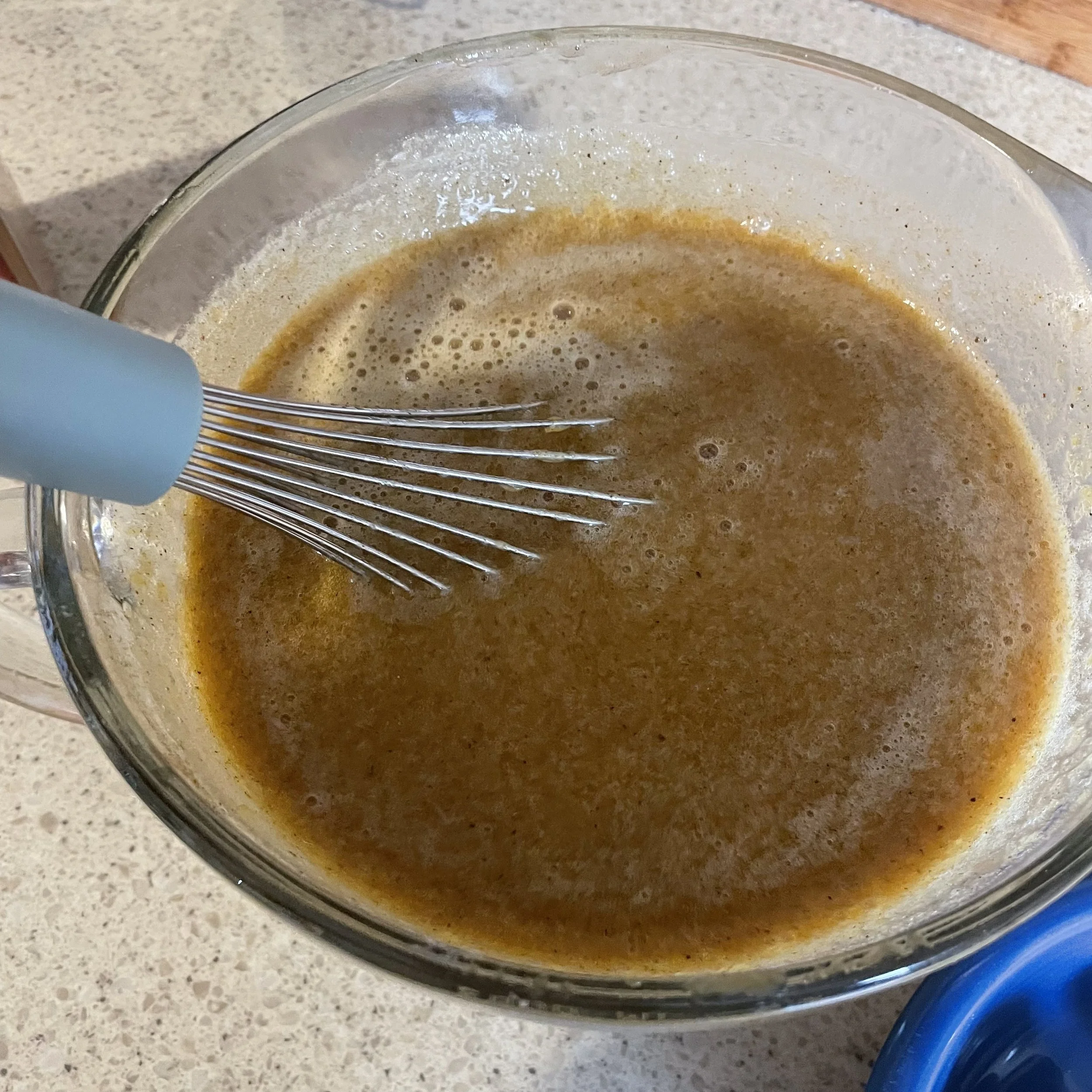 pumpkin pie ingredients mixture
