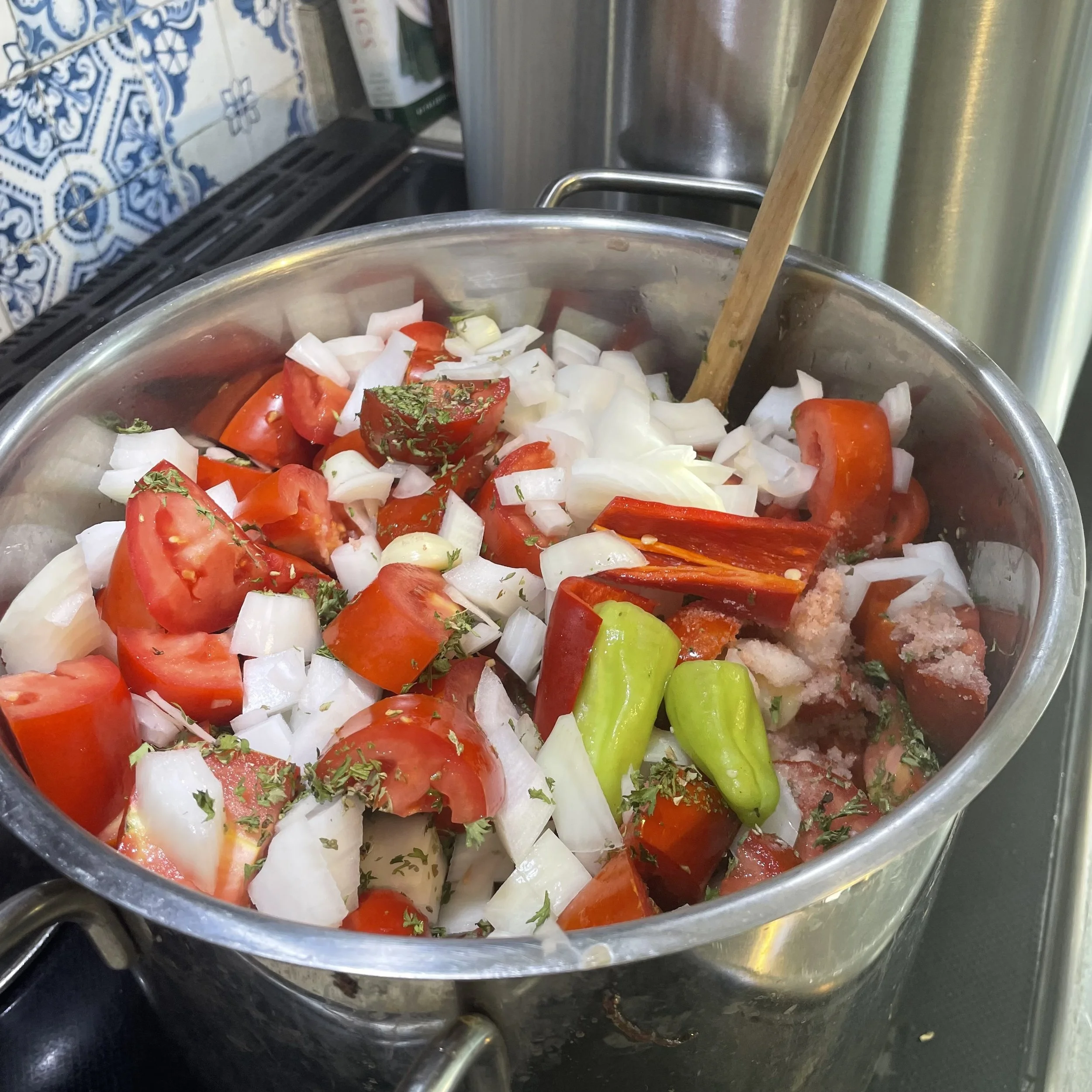 Homemade Canned Tomato Sauce (Beginner-Friendly Recipe with San Marzano Tomatoes)